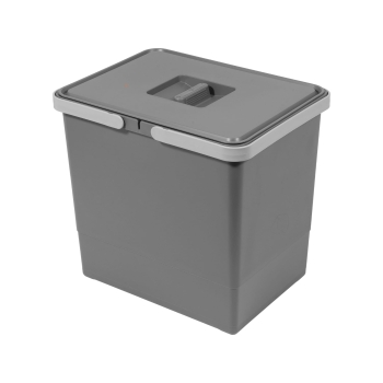 Sortownik śmieci FUTURE CONFIG do szuflady w szafce 60 cm 2 kosze 1x15 1x18 litrów wysokość 28/34 cm